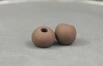 Tumbled bisque beads - Brown- 8  (8m