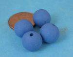 Tumbled bisque beads - Med Blue- 6  (10m