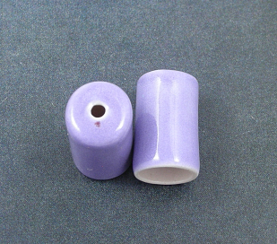 Cord End Caps 1 pair-- Purple