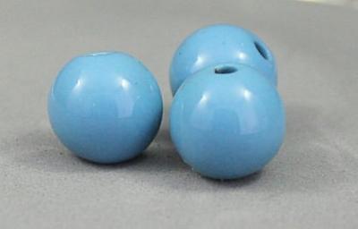Glazed Bead Set - 6-10mm -- Turquoise