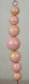 Desert Sunset Glazed Bead Set - 7  Gradu