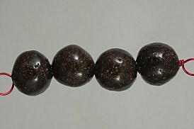 Glazed Chocolate Stoneware Rounds - 4