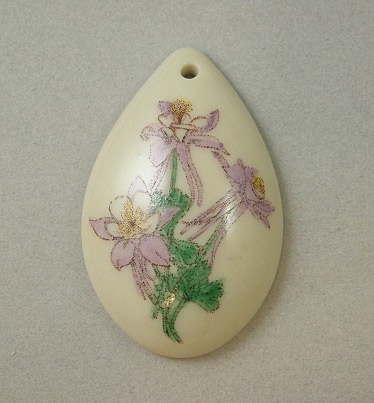 Columbine Floral Pendant