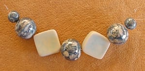 Iridescent Marbled Bead Set