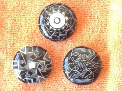 Native American Hand Painted B&W Design Lentil