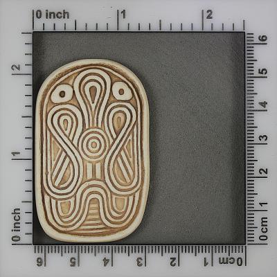Swift Creek Stamp Cab - Porcelain