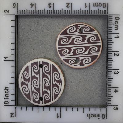 Hohokam design 1 inch Connector pair
