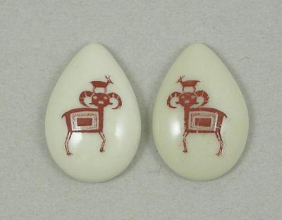 Mimbres design Cab Pair