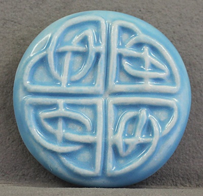 Large Celtic Knot Button -- Various Colors