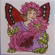 Fairy with Roses Plaque