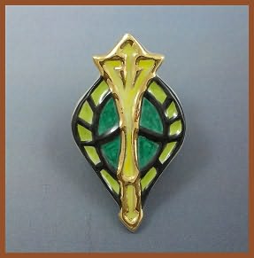 Art Nouveau - Green and Gold