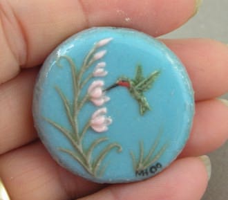 Hummingbird Focal Bead 