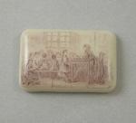 Vintage Scene Cab-- Sepia