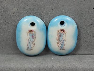 Art Nouveau Charms - Pair -- Various Designs